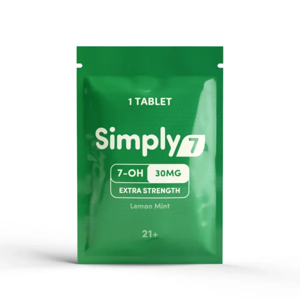 Simply7 7-OH Chewable Tablets 30 mg Lemon Mint 1 Count