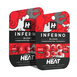 Straight Heat 7-Hydroxy Pseudo Inferno Blend Chewable Tablets 25 mg