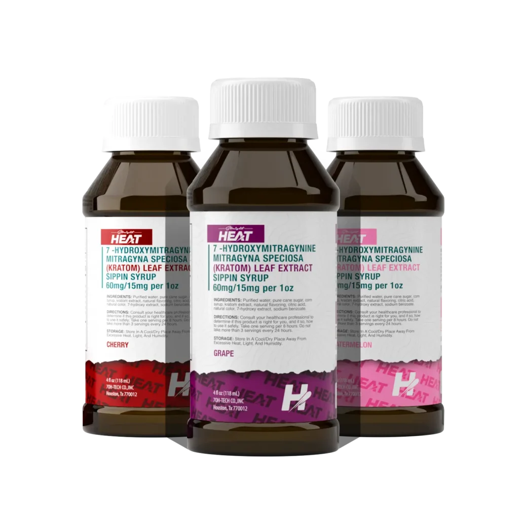 Straight Heat 7-Hydroxymitragynine Sipping Syrup 60 mg 120 ml