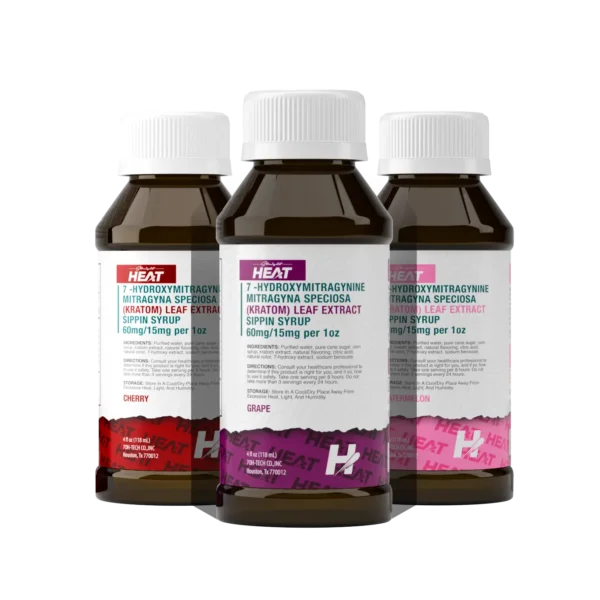 Straight Heat 7-Hydroxymitragynine Sipping Syrup 60 mg 120 ml