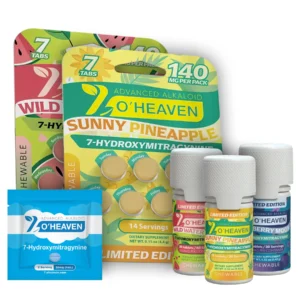7 O'Heaven 7-OH Kratom Leaf Extract Chewable Tablets 20 mg