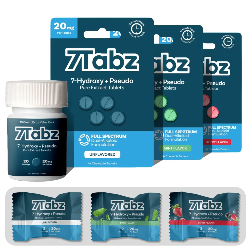 7Tabz 7-Hydroxy Pseudo Chewable Tablets 20 mg