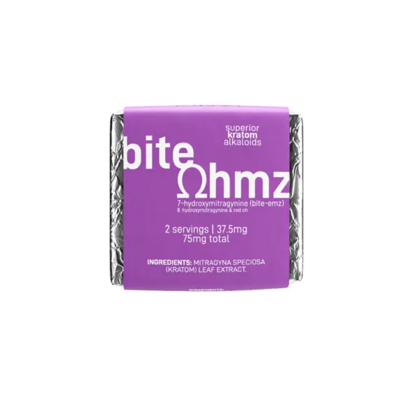 Bite Ohmz 7-OH + 8-OH + Red OH Infused Chocolate Squares 75 mg