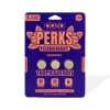 dozo Perks Pseudo Energy Chewable Tablets 20 mg Tropical Fruits 3 Count