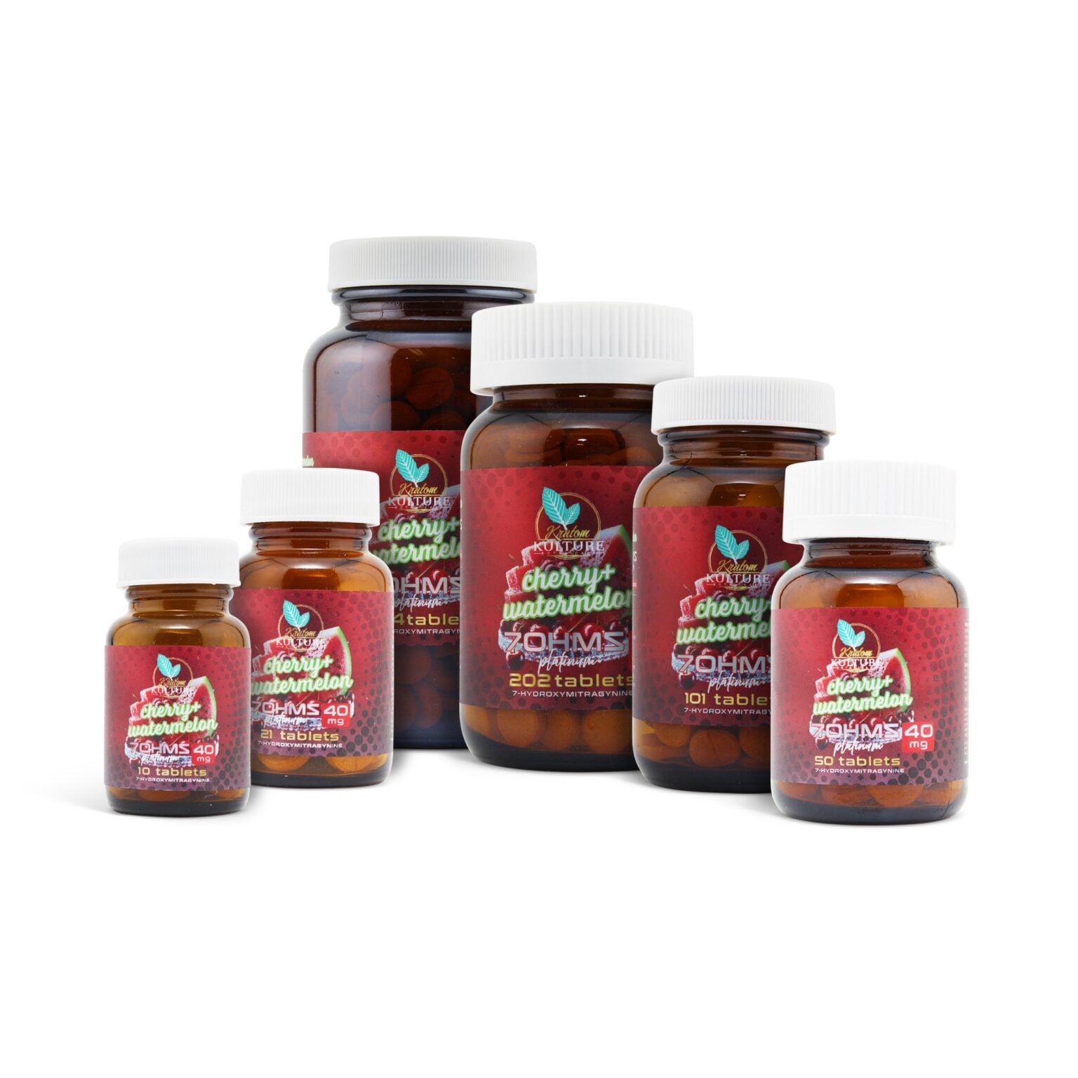 7ohms Buy Kratom Kulture 7OHMS Platinum Chewable Tablets Cherry + Watermelon ...