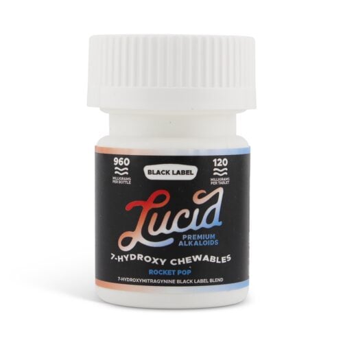 Buy Lucid 7-Hydroxy Black Label Blend Chewable Tablets Rocket Pop