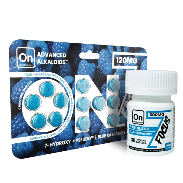 On7 7-Hydroxy + Pseudo Focus Chewable Tablets 10 mg