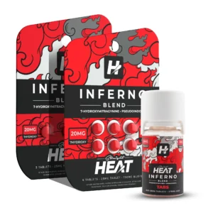 Straight Heat 7-Hydroxy Pseudo Inferno Blend Chewable Tablets 25 mg
