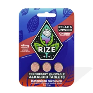 RIZE Pseudo Relax and Unwind Chewable Tablets 15 mg 3 Count Cherry