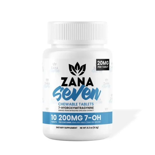 Zana Seven 7-OH Chewable Tablets 20 mg 10 Count Original