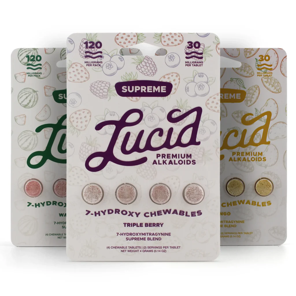 Lucid 7-Hydroxy Supreme Blend Chewable Tablets 30 mg