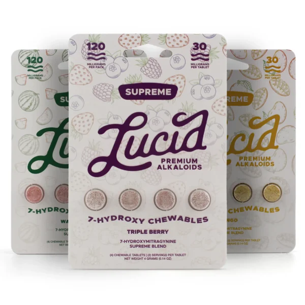 Lucid 7-Hydroxy Supreme Blend Chewable Tablets 30 mg