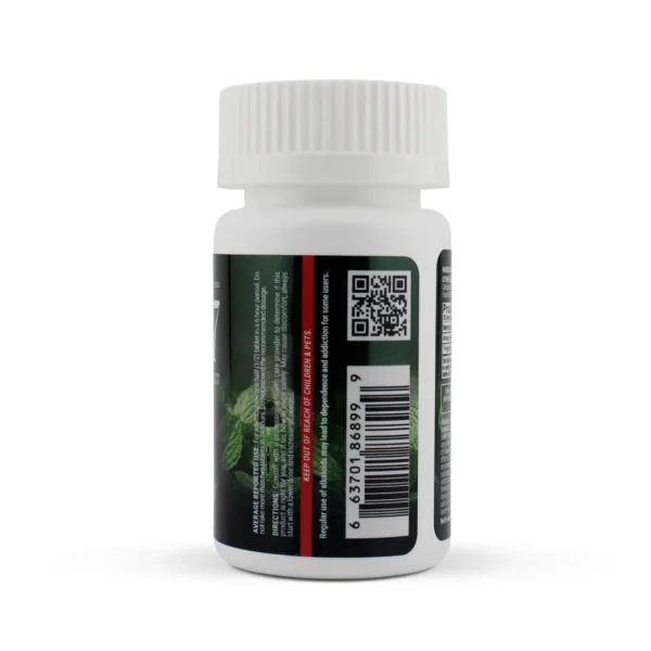 MIRX7 7-Hydroxy Extract Chewable Tablets 30 mg 10 Count Peppermint Back