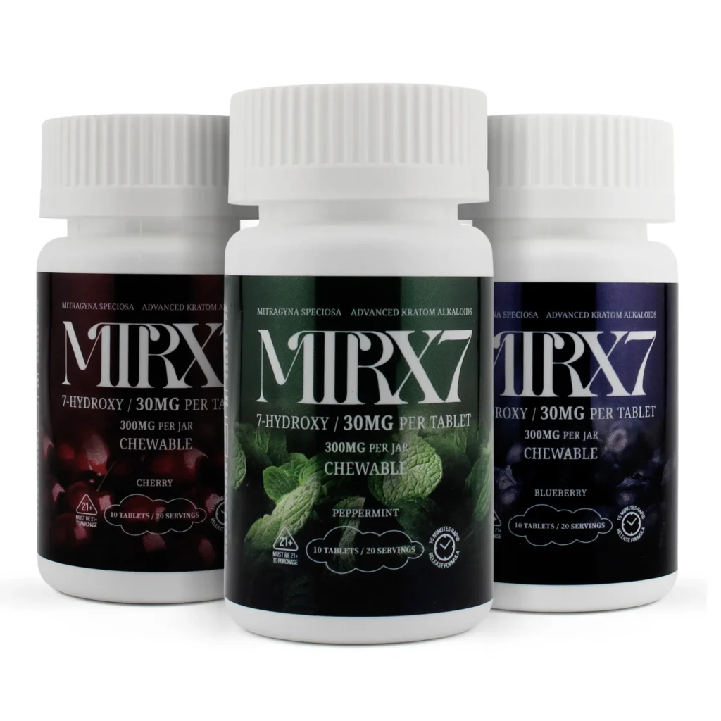 MIRX7 7-Hydroxy Extract Chewable Tablets 30 mg