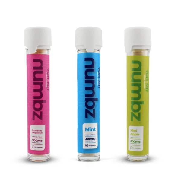 numbz 7OH Kratom Leaf Extract Chewable Tablets 15 mg