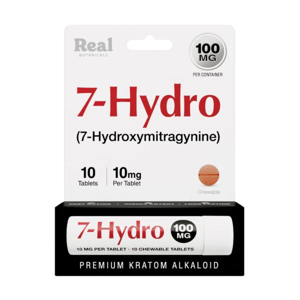 Real Botanicals 7-Hydro Chewable Tablets 10 mg 10 Count