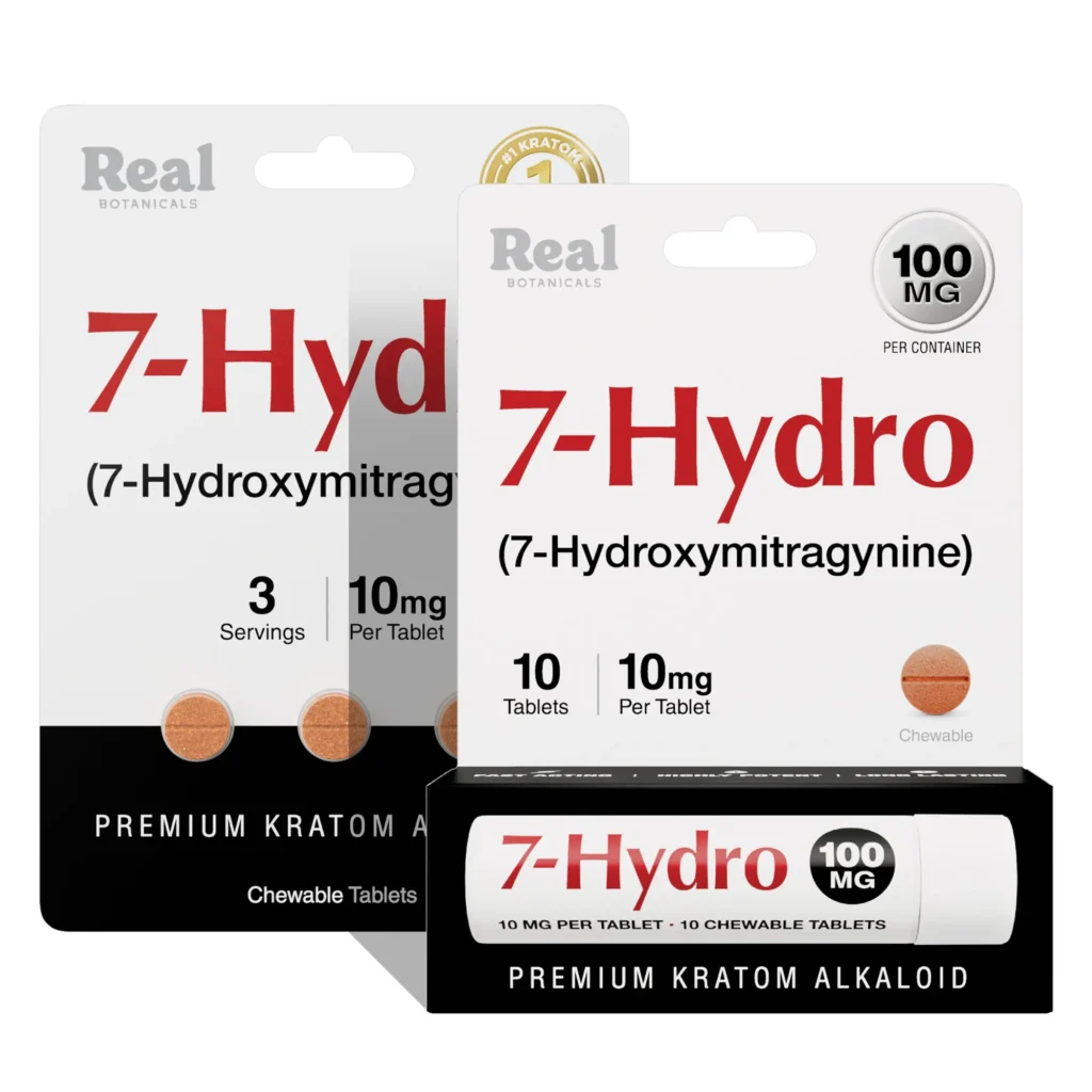 Real Botanicals 7-Hydro Chewable Tablets 10 mg