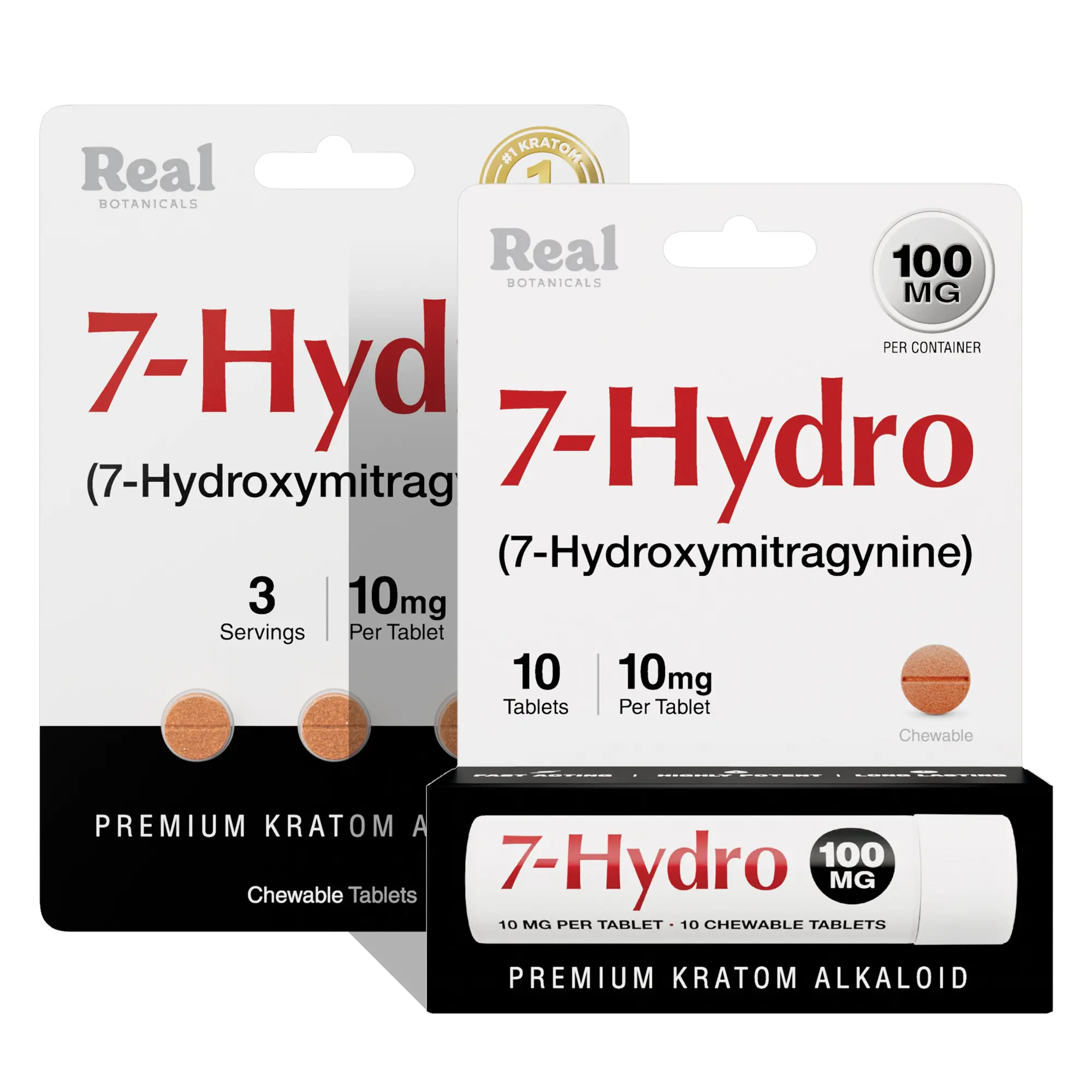 Real Botanicals 7-Hydro Chewable Tablets 10 mg