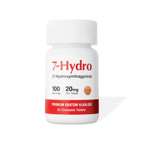 Real Botanicals 7-Hydro Chewable Tablets 20 mg 50 Count