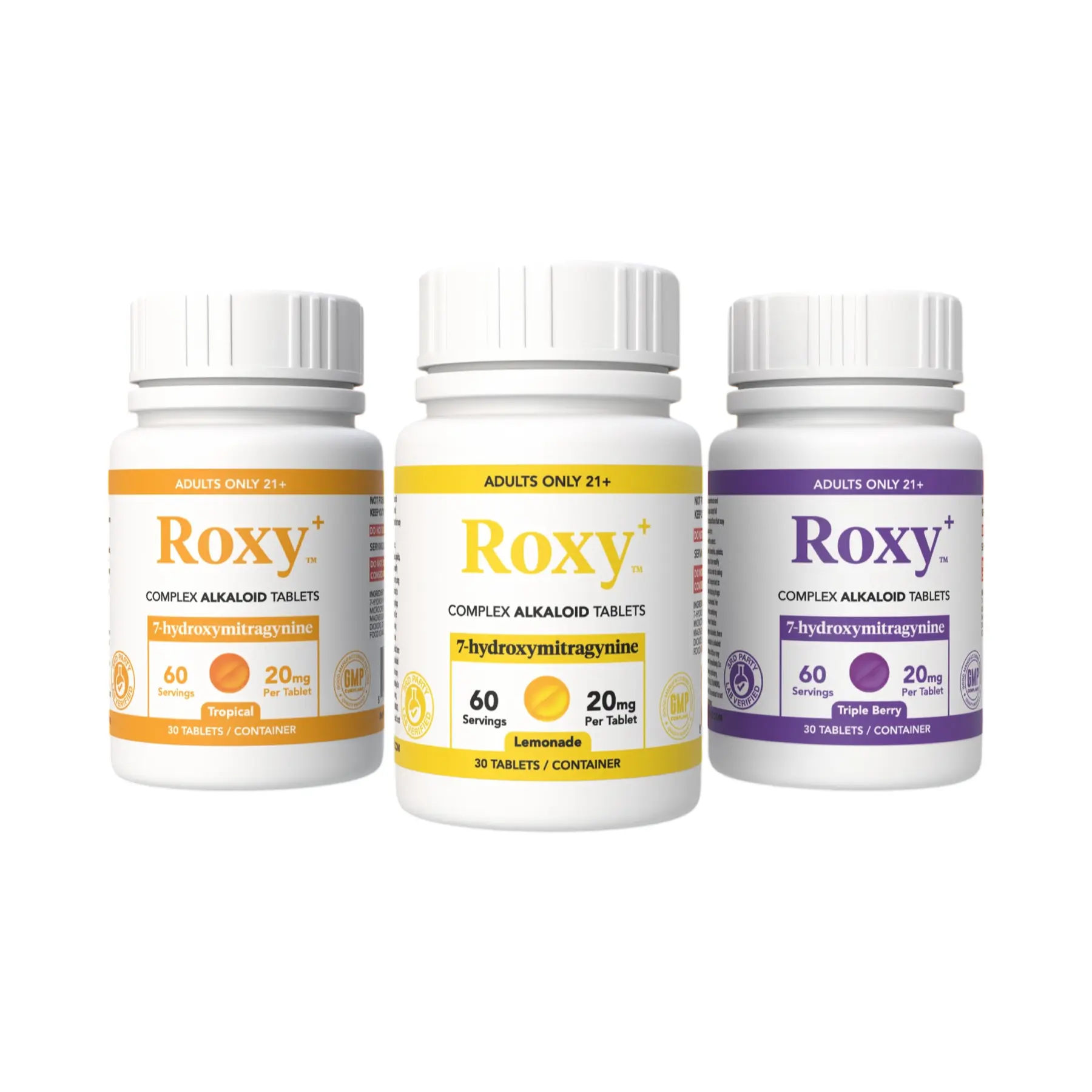 Roxy 7-Hydroxy Complex Alkaloid Chewable Tablets 20 mg
