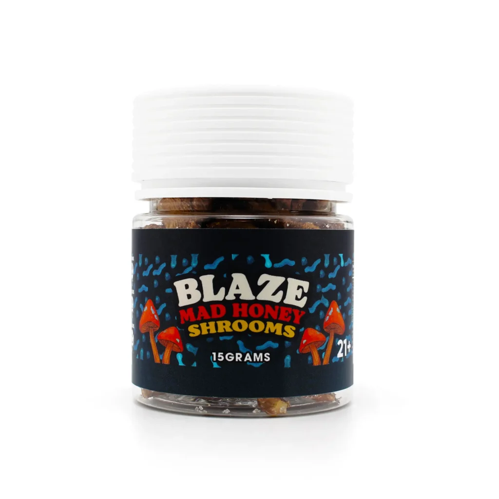 Blaze Mad Honey Shrooms 15 Grams Front
