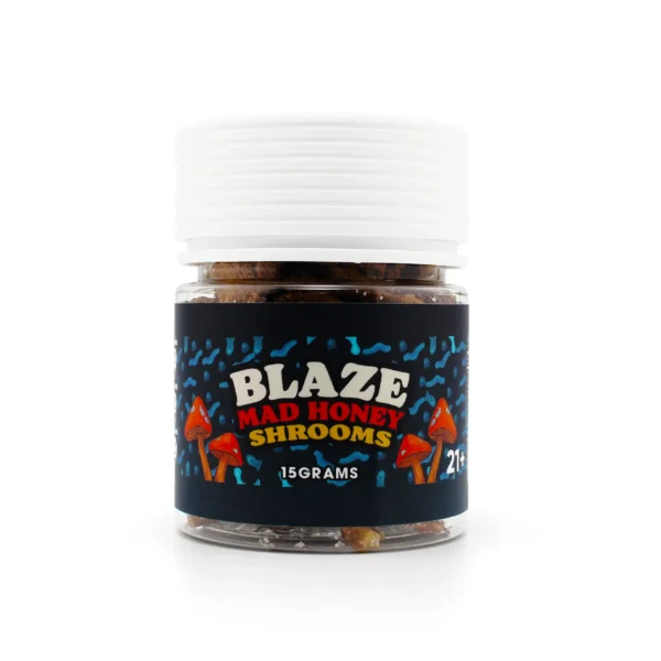 Blaze Mad Honey Shrooms 15 Grams Front