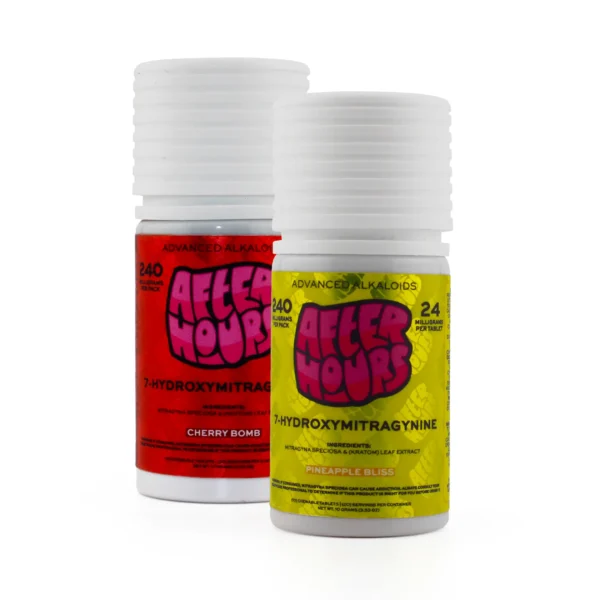 After Hours 7-Hydroxymitragynine Kratom Leaf Extract Chewable Tablets 24 mg