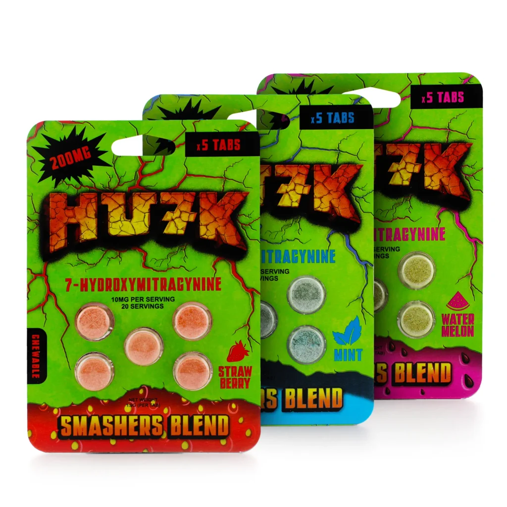 Hu7k Hulk 7-Hydroxy Smashers Blend Chewable Tablets 40 mg