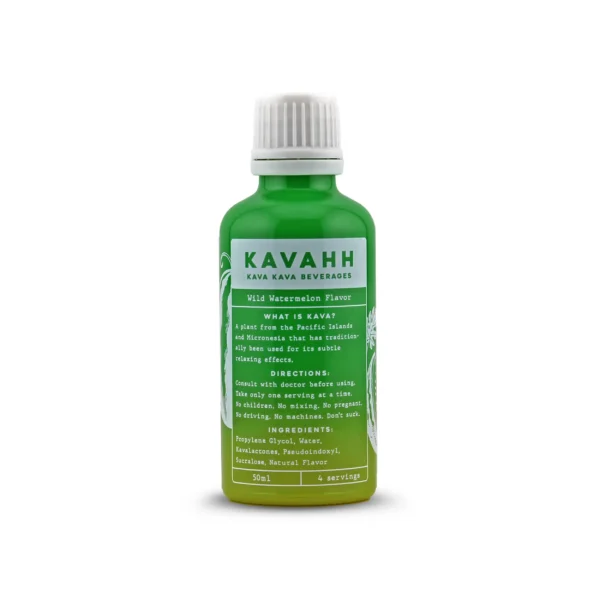Kavahh Kava Pseudoindoxyl Relaxing Shot 50 Ml Wild Watermelon Back