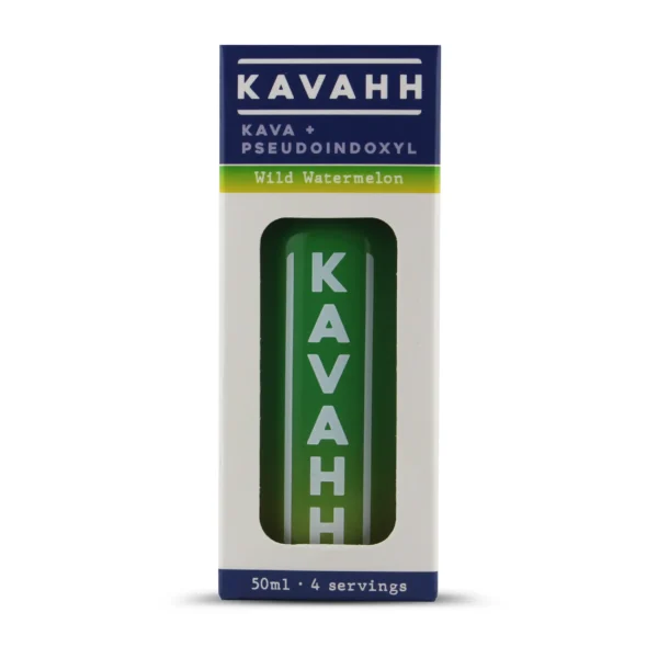 Kavahh Kava Pseudoindoxyl Relaxing Shot 50 Ml Wild Watermelon Box Front