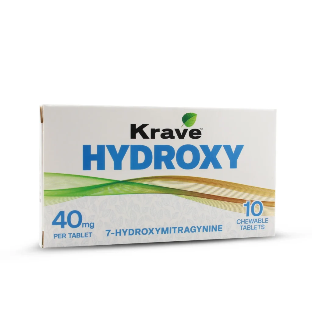 Krave Hydroxy 7 Hydroxymitragynine Chewable Tablets 40 Mg Front
