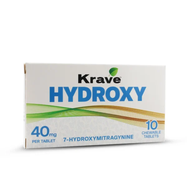 Krave Hydroxy 7 Hydroxymitragynine Chewable Tablets 40 Mg Front