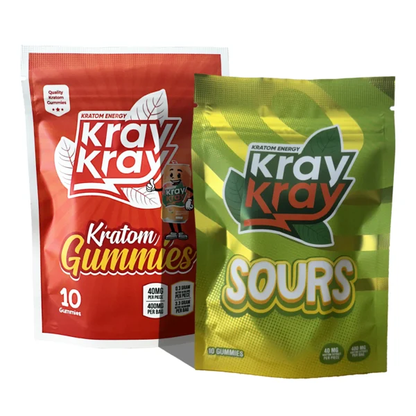KrayKray Kratom Extract Gummies 40 mg