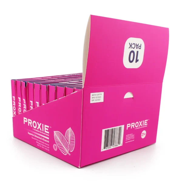 Proxie 7-Hydroxy Energy Blend Tablets 40 mg 6 Count Cherry Display Box Back