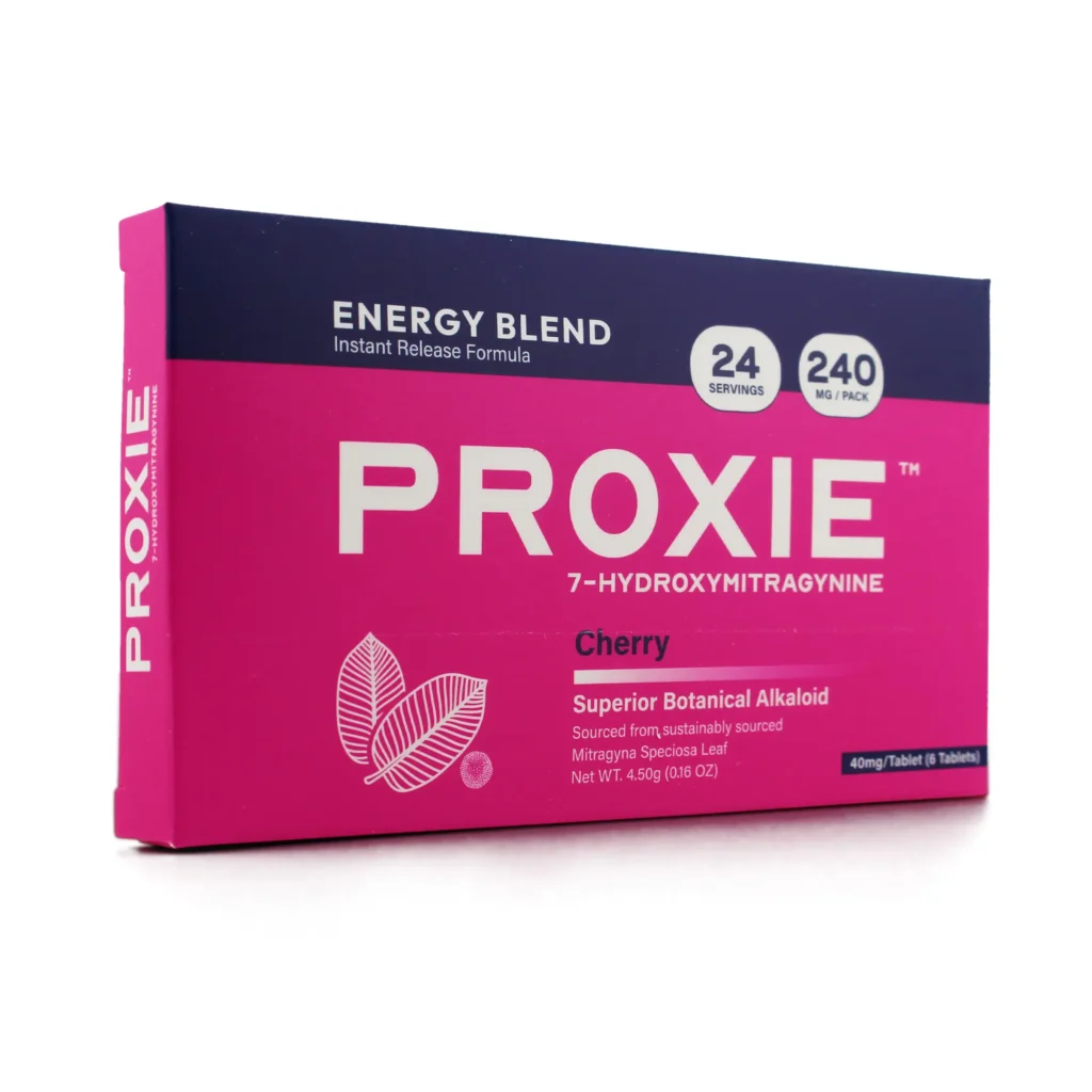 Proxie 7-Hydroxy Energy Blend Tablets 40 mg 6 Count Cherry