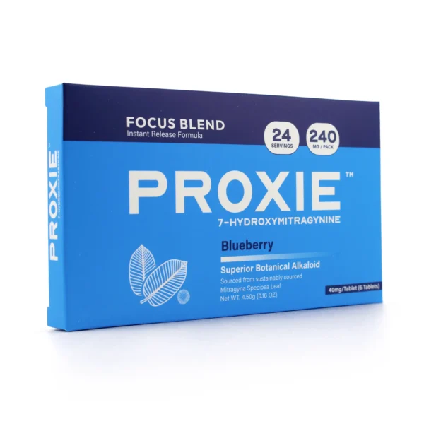 Proxie 7-Hydroxy Focus Blend Tablets 40 mg 6 Count Blueberry
