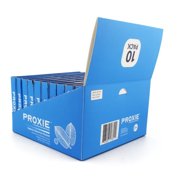 Proxie 7-Hydroxy Focus Blend Tablets 40 mg 6 Count Blueberry Display Box Back