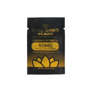PURE OHMS Black 7-OH Extract Chewable Tablets 50 mg