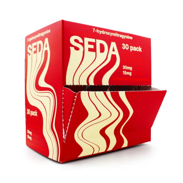 Seda 7-Hydroxy Extract 30 mg Cherry Blast Display Box Front