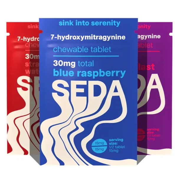 Seda 7-Hydroxy Kratom Extract Chewable Tablets 30 mg