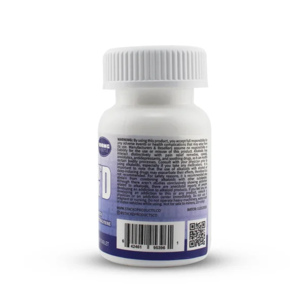 Super Stack D 7-Hydroxy Extra Strength Extract Chewable Tablets 60 Mg 15 Count Blueberry Back