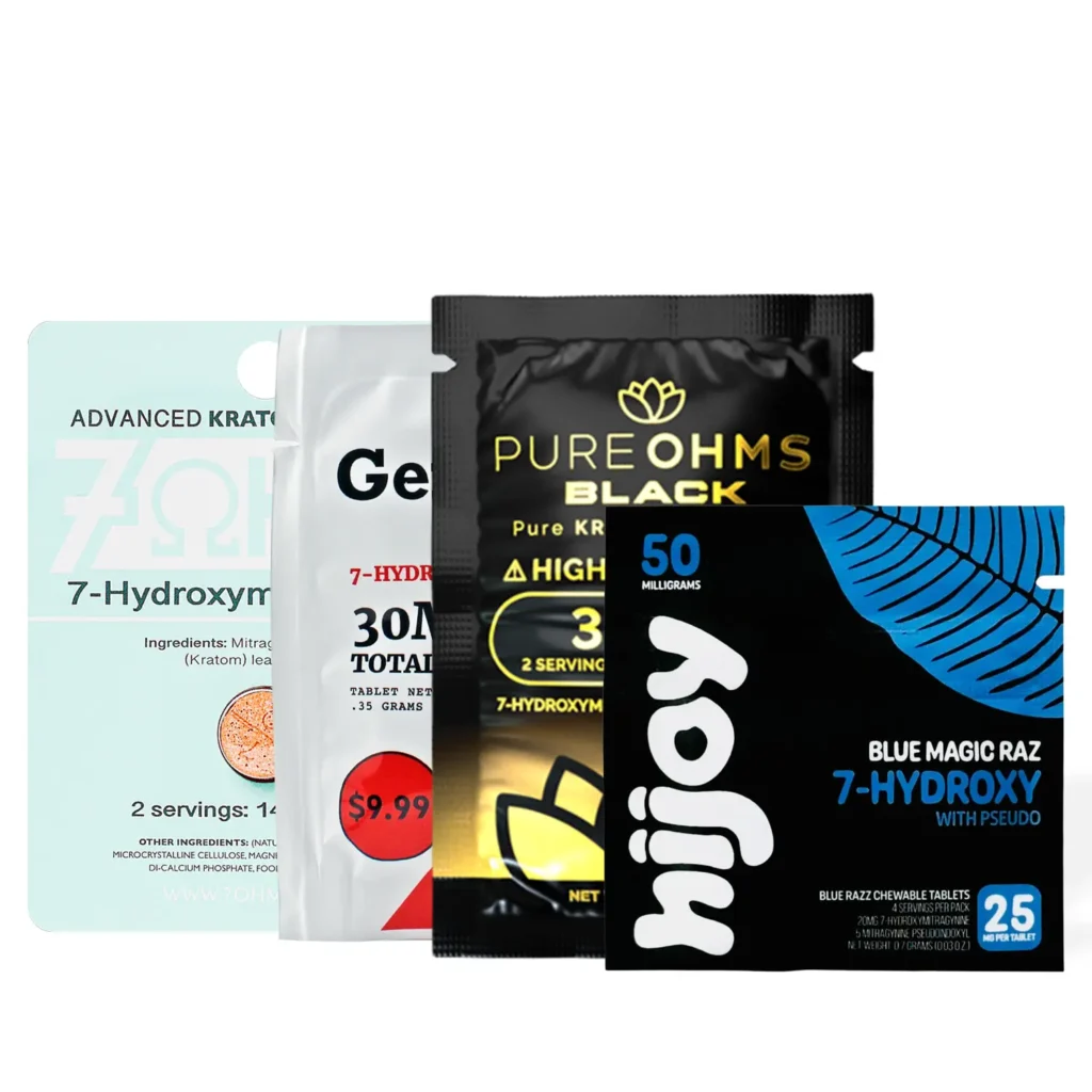 7-Hydroxymitragynine Kartom Leaf Extract Tablets Sample Pack