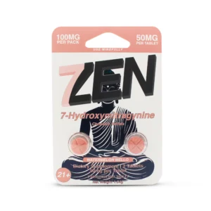 7-Zen 7-Hydroxymitragynine Extract Chewable Tablets 50 mg 2 Count Watermelon Mello Front