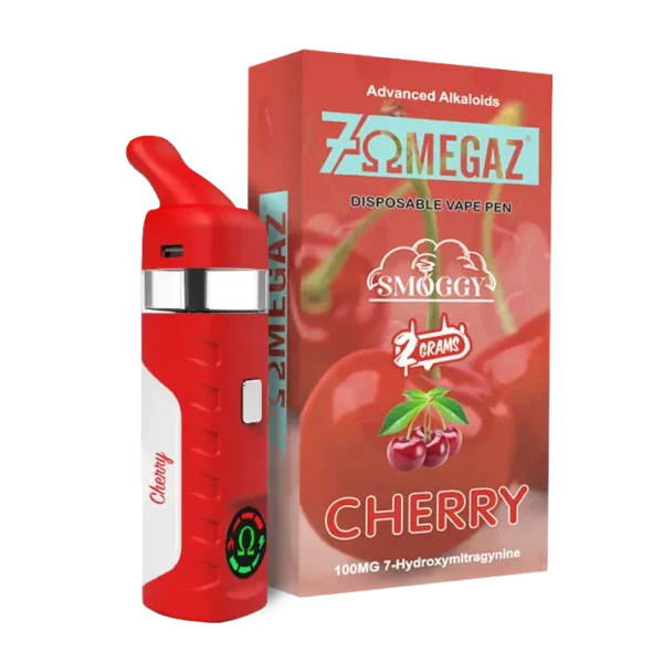 7omegaz 7-Hydroxymitragynine 100 mg Disposable Vape Pen 2 ml - 100 mg 2 ml, Cherry