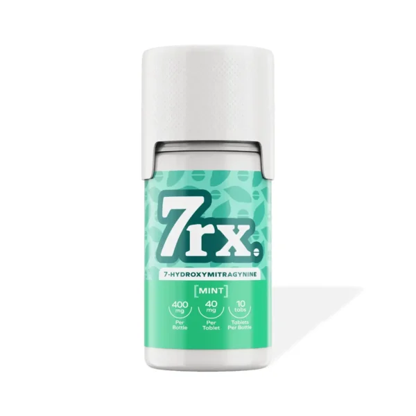 7-Hydroxy Mint Kratom Chewable 40 mg Front
