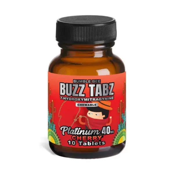 Bumble Bee Buzz Tabz 7-Hydroxy Cherry 40 mg 10 Count Front
