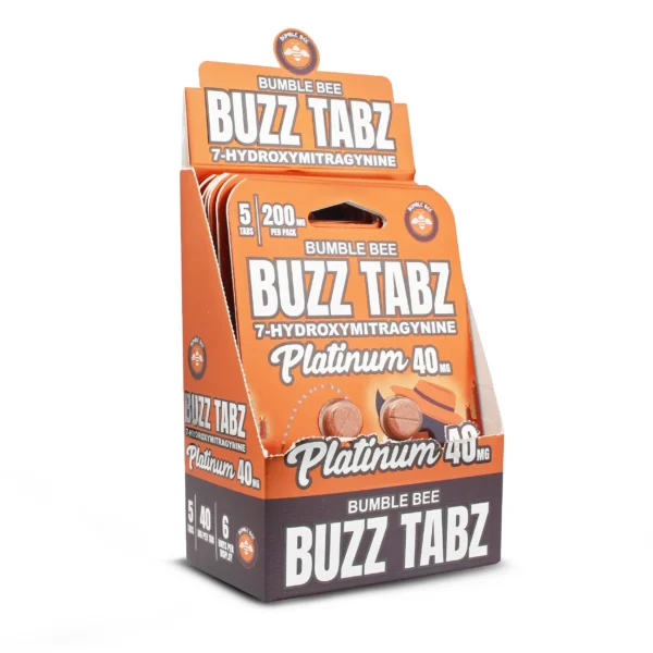 Bumble Bee Buzz Tabz 7-Hydroxy Original Display Box Front