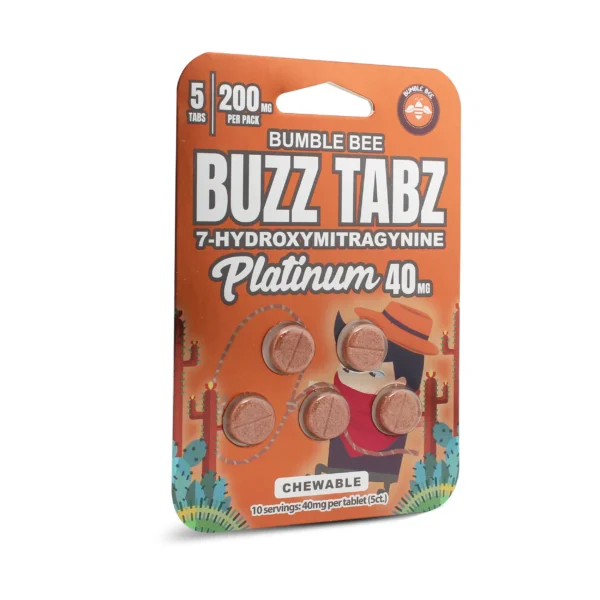 Bumble Bee Buzz Tabz 7-Hydroxy 40 mg Original Front