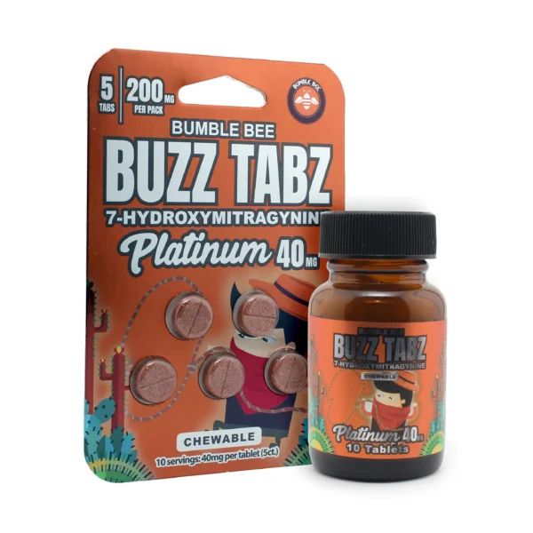 Bumble Bee Buzz Tabz 7-Hydroxy Chewable Tablets 40 mg