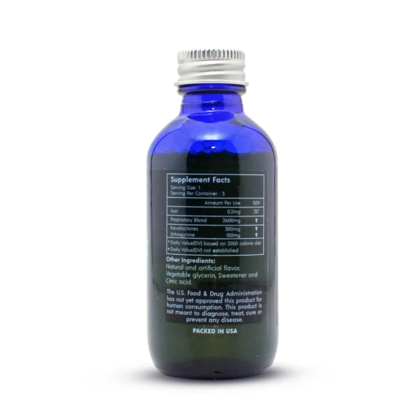 Bumble Bee 59 ml Kava + Kratom Tonic Supplement Facts